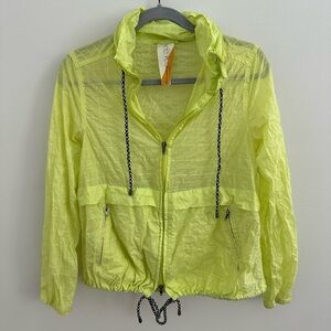 Yellow Free People Windbreaker